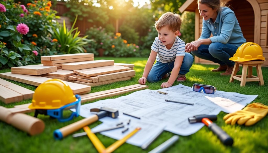 découvrez les conseils essentiels pour bien préparer l'installation d'une cabane dans le jardin pour votre enfant, de la sécurité aux matériaux à choisir.