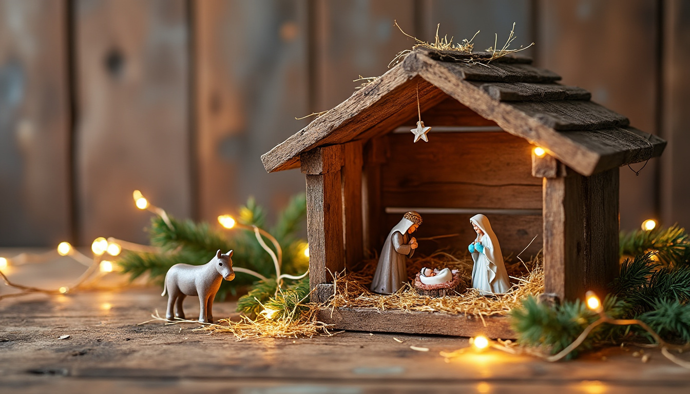 découvrez comment fabriquer une crèche de noël originale en cagettes, sans avoir besoin de matériel spécifique. un guide simple et créatif pour des décorations festives diy.