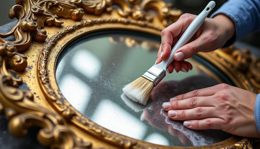 découvrez nos conseils pour restaurer un miroir ancien en plâtre doré tout en préservant sa patine authentique et son charme d'origine.
