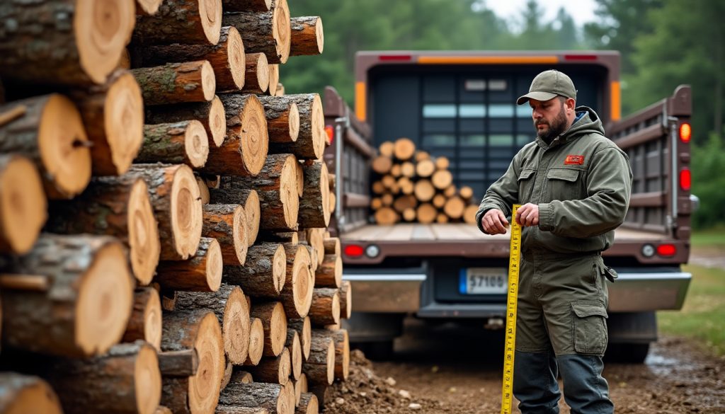 découvrez comment estimer le juste prix au m3 pour la livraison de bois de chauffage en camion et faites le meilleur choix pour votre chauffage.