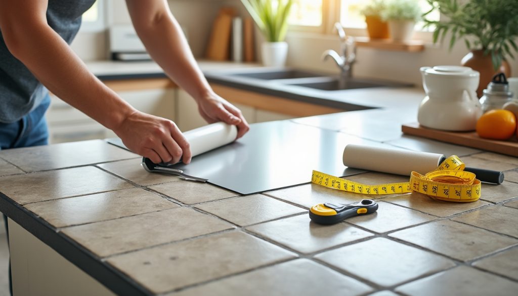 découvrez comment moderniser un plan de travail carrelé démodé facilement et sans démolition grâce à des solutions simples et efficaces pour le recouvrir rapidement.