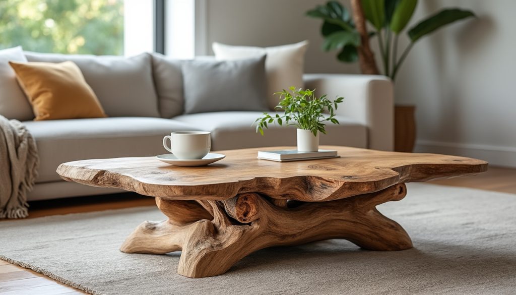 découvrez comment fabriquer une table basse en bois flotté stable et solide, avec des conseils pratiques pour éviter qu’elle ne bouge.