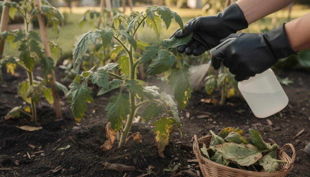 découvrez comment traiter naturellement le mildiou dès les premiers signes pour protéger vos plants et éviter qu’il ne gagne tout le pied.
